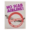 Image 1 : 1989 Airline Strike Labor Protest Poster