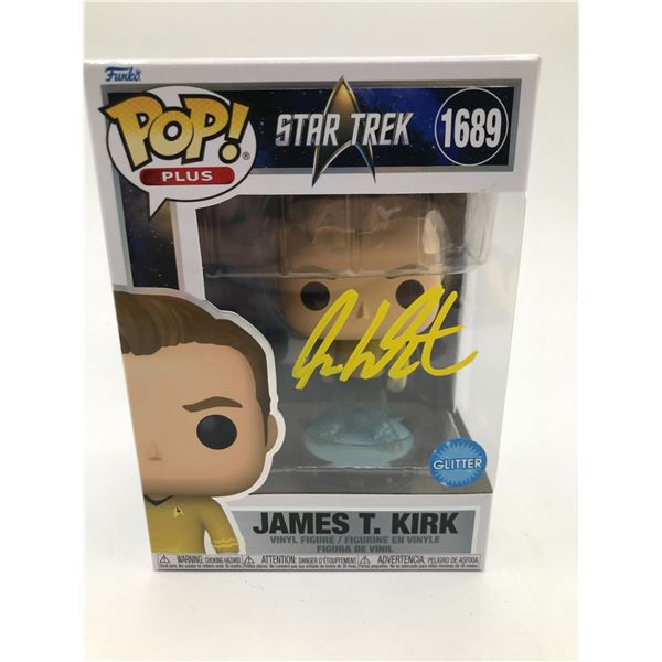 WILLIAM SHATNER SIGNED JAMES T. KIRK STAR TREK FUNKO POP - WWOC COA