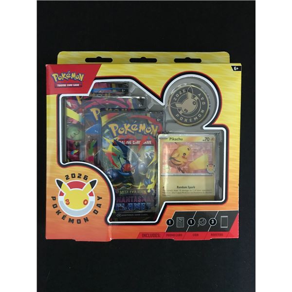 2026 POKEMON TCG POKEMON DAY SEALED COLLECTION TRADING CARD BOX