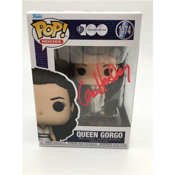 LENA HEADEY SIGNED QUEEN GORGO 300 FUNKO POP - WWOC COA