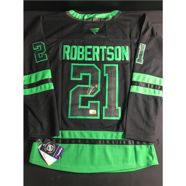 JASON ROBERTSON SIGNED DALLAS STARS CUSTOM HOCKEY JERSEY - ELITE COA