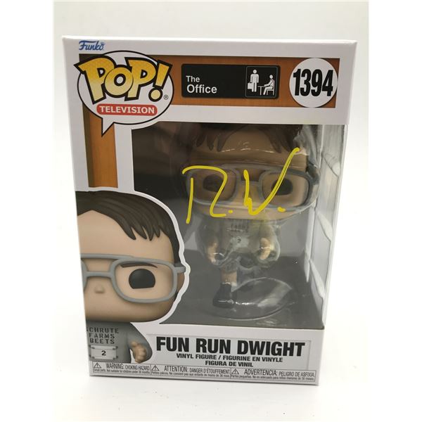 RAIN WILSON SIGNED DWIGHT OFFICE FUNKO POP - WWOC COA