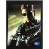 Image 1 : CARRIE ANN MOSS SIGNED MATRIX 8X10 - WWOC COA