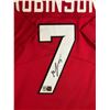 Image 2 : BIJAN ROBISON SIGNED ATLANTA FALCONS CUSTOM JERSEY - ELITE COA
