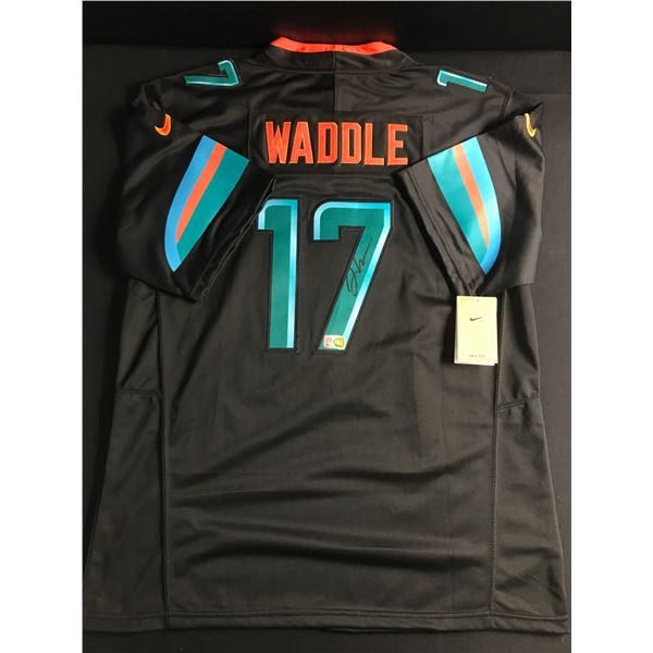 JAYLEN WADDLE SIGNED MIAMI DOLPHINS CUSTOM JERSEY - ELITE COA