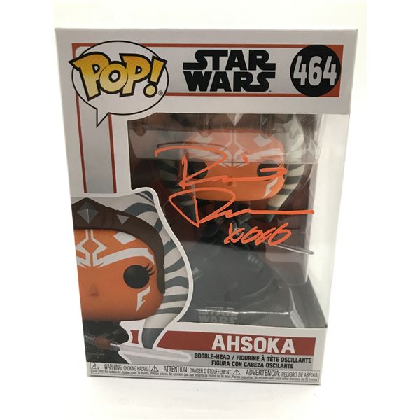 ROSARIO DAWSON SIGNED AHSOKA STAR WARS FUNKO POP - WWOC COA