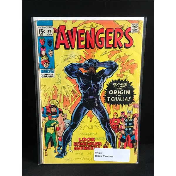 THE AVENGERS #87 ORIGIN OF THE BLACK PANTHER - MARVEL COMICS