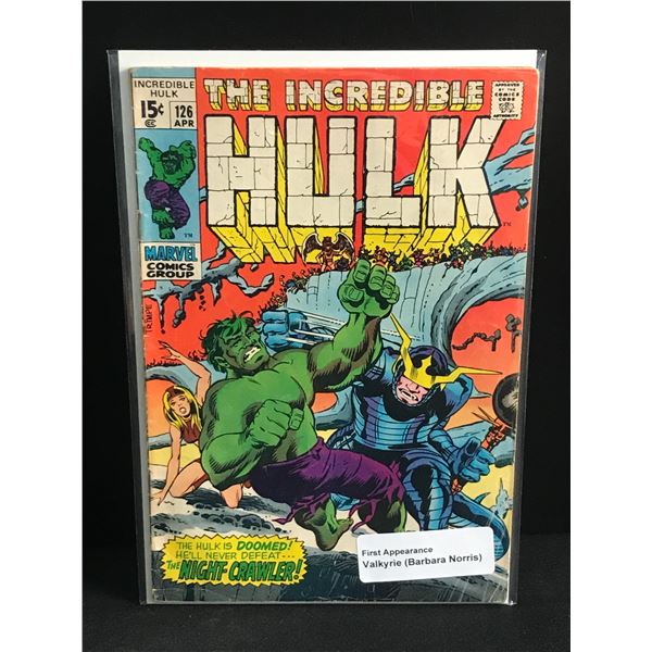THE INCREDIBLE HULK #126 1ST APP VALKYRIE - MARVEL COMICS