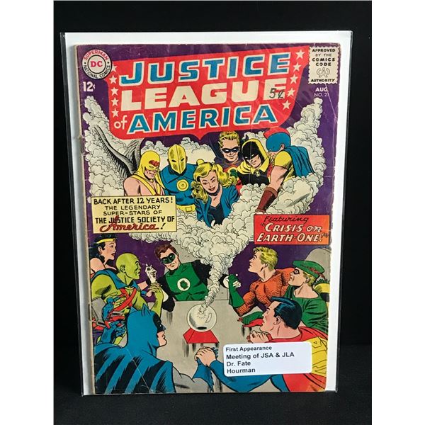 JUSTICE LEAGUE OF AMERICA #21 1ST MEETING OF JSA AND JLA - DC COMICS