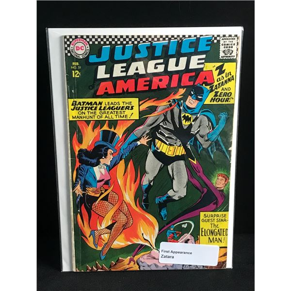 JUSTICE LEAGUE OF AMERICA #51 1ST APP ZATARA - DC COMICS