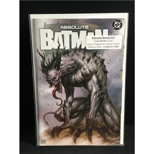 ABSOLUTE BATMAN #17 LUCIO PARILLO COVER VARIANT LIMITED TO 3,000 - DC COMICS