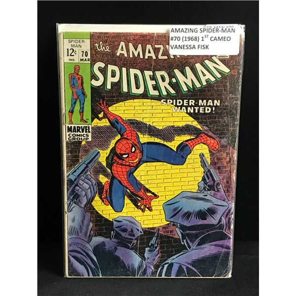 THE AMAZING SPIDERMAN #70 (1968) 1ST CAMEO VANESSA FISK - MARVEL COMICS