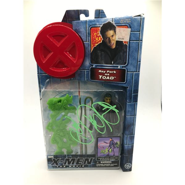 RAY PARK SIGNED X-MEN TOAD ACTION FIGURE - WWOC COA