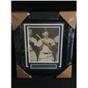 Image 1 : MICKEY MANTLE SIGNED AND FRAMED 8X10 - BECKETT COA & LOA