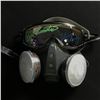 Image 1 : BRYAN CRANSTON, DEAN NORRIS AND KRYSTIN RITTER SIGNED GAS MASK - WWOC COA