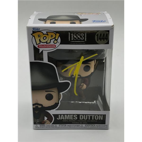 TIM MCGRAW SIGNED 1883 JAMES DUTTON FUNKO POP - HOLLYWOOD COA