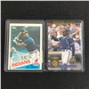 Image 1 : JOE CARTER AND CARLOS DELGADO TORONTO BLUE JAYS ROOKIE CARD LOT