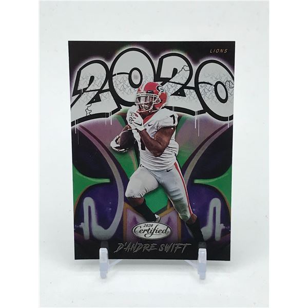 2020 PANINI CERTIFIED FOOTBAL D'ANDRE SWIFT 2020 TRADING CARD