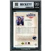 Image 2 : 2005 UPPER DECK KICKOFF DREW BREES SIGNED ROOKIE MATERIALS TRADING CARD - BECKETT ENCAPSULATED