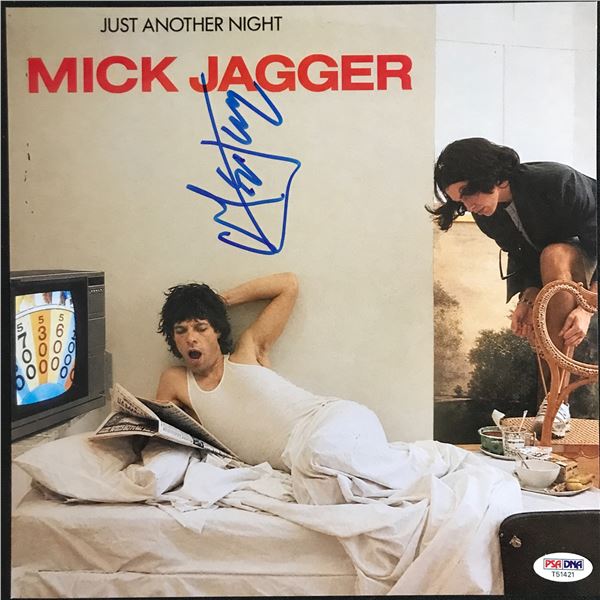 MICK JAGGER SIGNED 8X10 - PSA COA