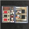 Image 1 : LOT OF 2 MULTI PATCH HOCKEY TRADING CARDS
