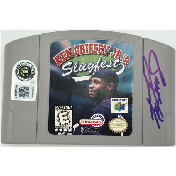 KEN GRIFFEY JR SIGNED NINTENDO 64 GAME CARTRIDGE - BECKETT COA