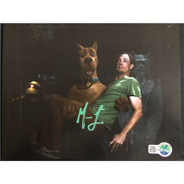 MATTHEW LILLARD SIGNED SCOOBY DOO 8X10 - WWOC COA