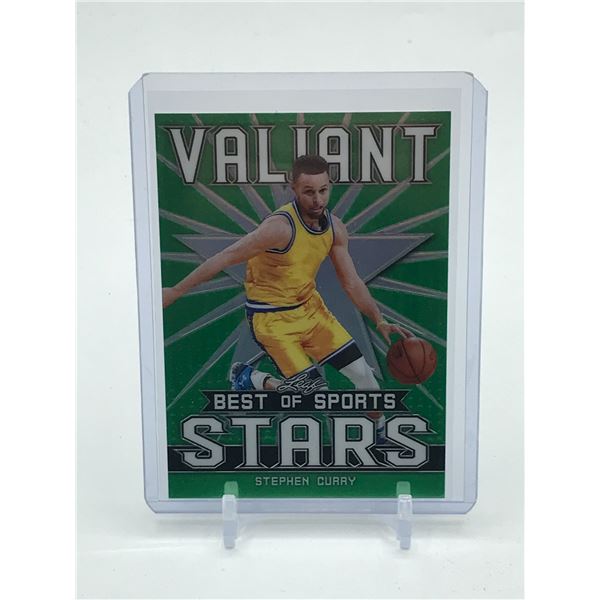 LEAF STEPHEN CURRY VALIANT STARS BASKETBALL TRADING CARD 24/75