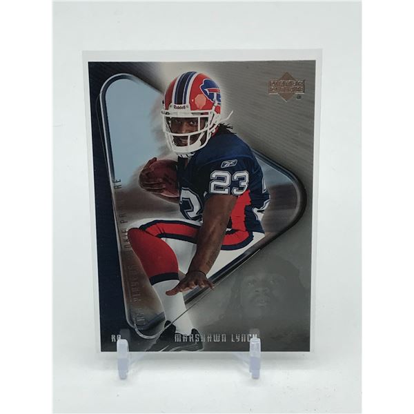 2007 UPPER DECK NFL PLAYERS ROOKIE PREMIER MARSHAWN LYNCH FOOTBALL TRADING CARD