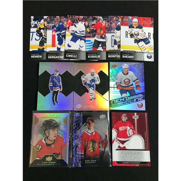 LOT OF 12 HOCKEY TRADING CARDS