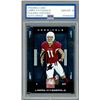 Image 1 : 2008 DONRUSS ELITA LARRY FITZGERALD SIGNED TRADING CARD - PSA ENCAPSULATED GRADE 10