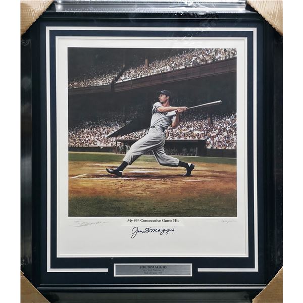 JOE DIMAGGIO SIGNED AND FRAMED 8X10 - PSA COA
