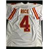 Image 1 : RASHEE RICE SIGNED FOOTBALL JERSEY - JSA COA