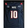 Image 1 : DRAKE MAYE SIGNED NEW ENGLAND PATRIOTS CUSTOM FOOTBALL JERSEY - BECKETT COA