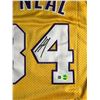Image 2 : SHAQUILLE O'NEAL SIGNED LOS ANGELES LAKERS CUSTOM JERSEY - WWOC COA