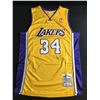Image 3 : SHAQUILLE O'NEAL SIGNED LOS ANGELES LAKERS CUSTOM JERSEY - WWOC COA