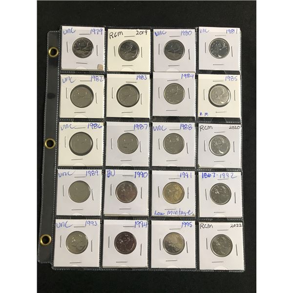 LOT OF 20 COLLECTIBLE QUARTERS