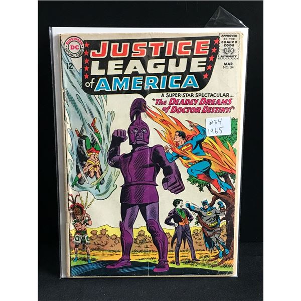 JUSTICE LEAGUE OF AMERICA #34 (1965) - DC COMICS