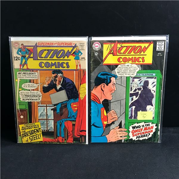 LOT OF 2 ACTION COMICS - DC COMICS
