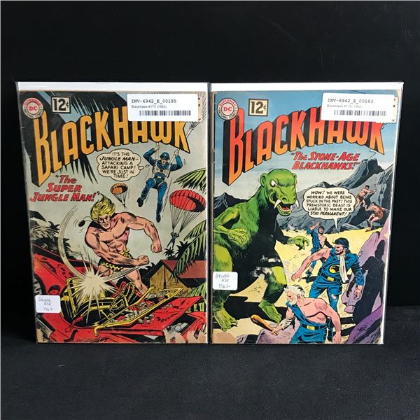 LOT OF 2 BLACKHAWK COMICS (1962) - DC COMICS