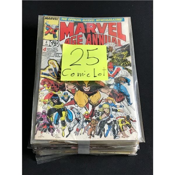 LOT OF 25 COMICS