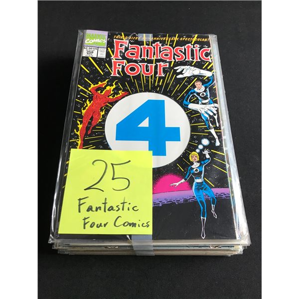 LOT OF 25 FANTASTIC FOUR COMICS - MARVEL COMICS