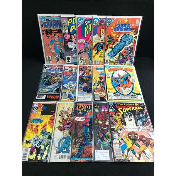 LOT OF 15 MIXED TITLE COMICS - ALL #1'S
