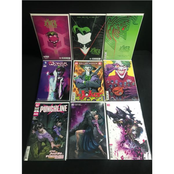 LOT OF 9 MIXED TITLE COMICS - DC COMICS