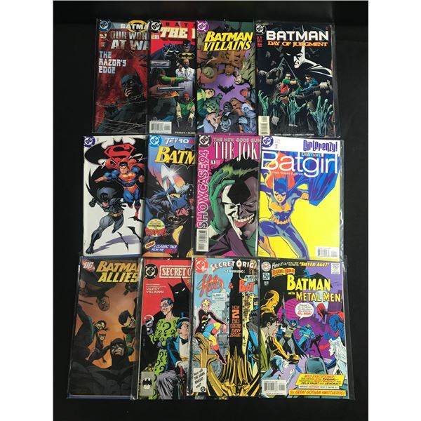 LOT OF 12 MIXED TITLE DC COMICS