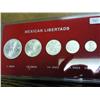 Image 1 : 1991 Mexico Libertad Set (UNC) 1.9 Oz Fine Silver