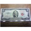 Image 1 : 1953 US Red Seal Two Dollar Note