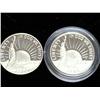 Image 1 : 2-1986 Statue Of Liberty Halves (Proof)