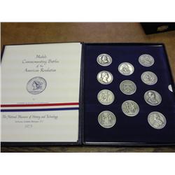 Americas 1st Medals Set Of 11 Pewter Medals