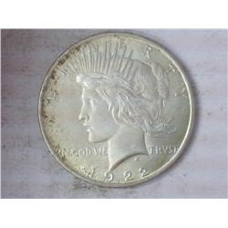 1922 Peace Silver Dollar (UNC)